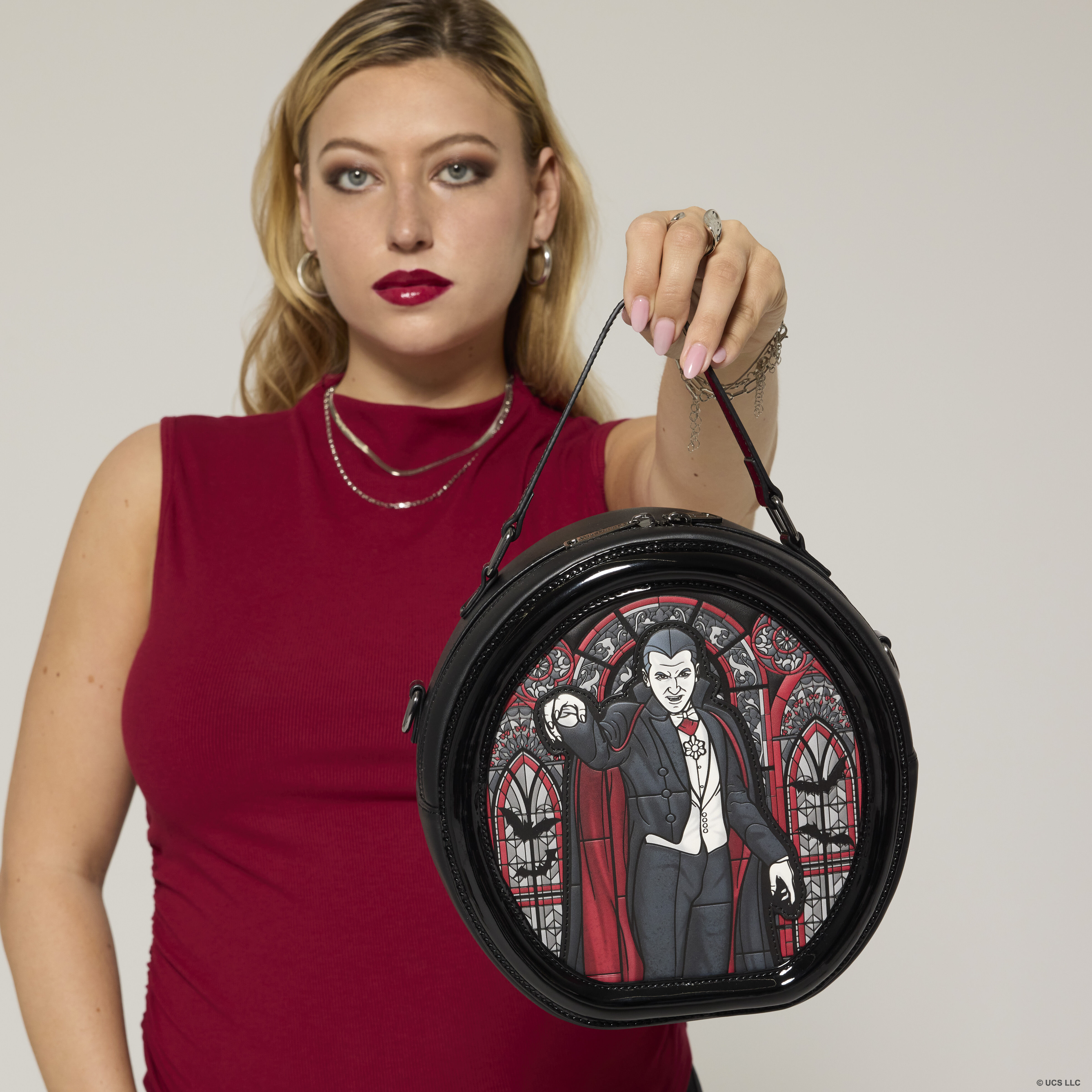 Universal Monsters Dracula & Frankenstein Crossbody Bag | Loungefly